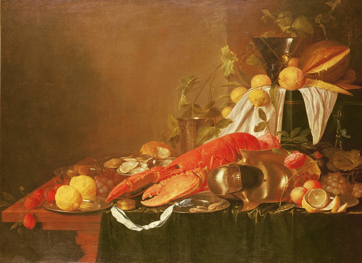 Stilleben, 1600-tallet av Jan Davidsz de Heem