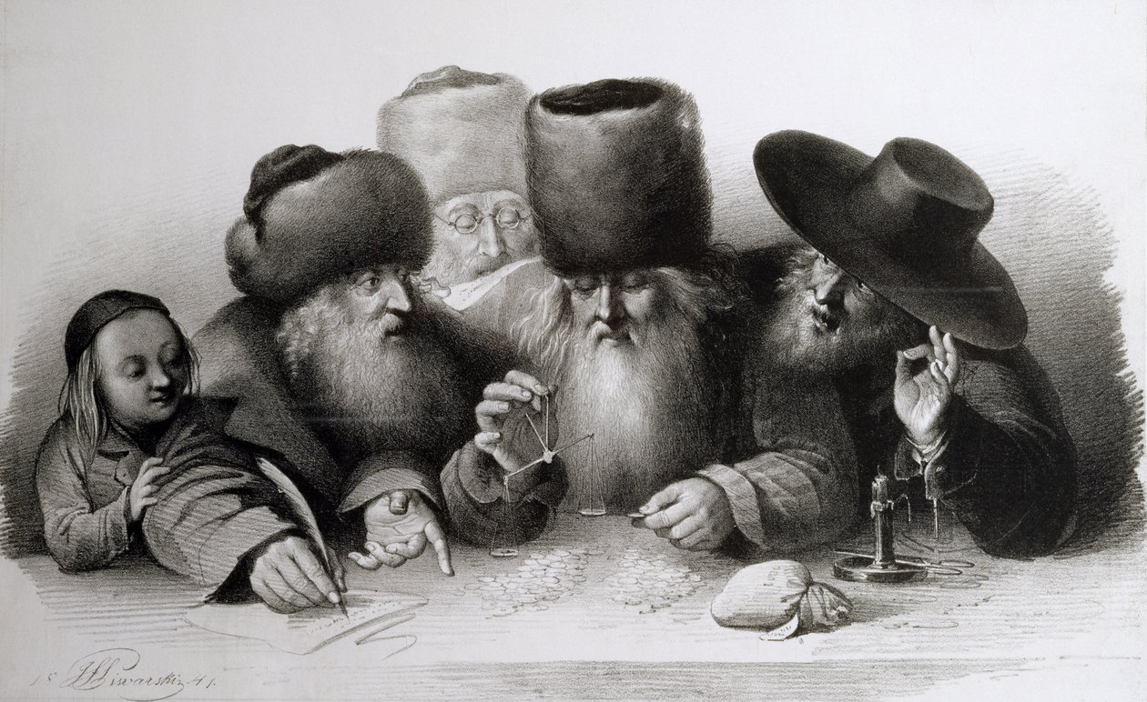 En forhastet spekulasjon, Warszawa, 1841 av Jan Feliks Piwarski