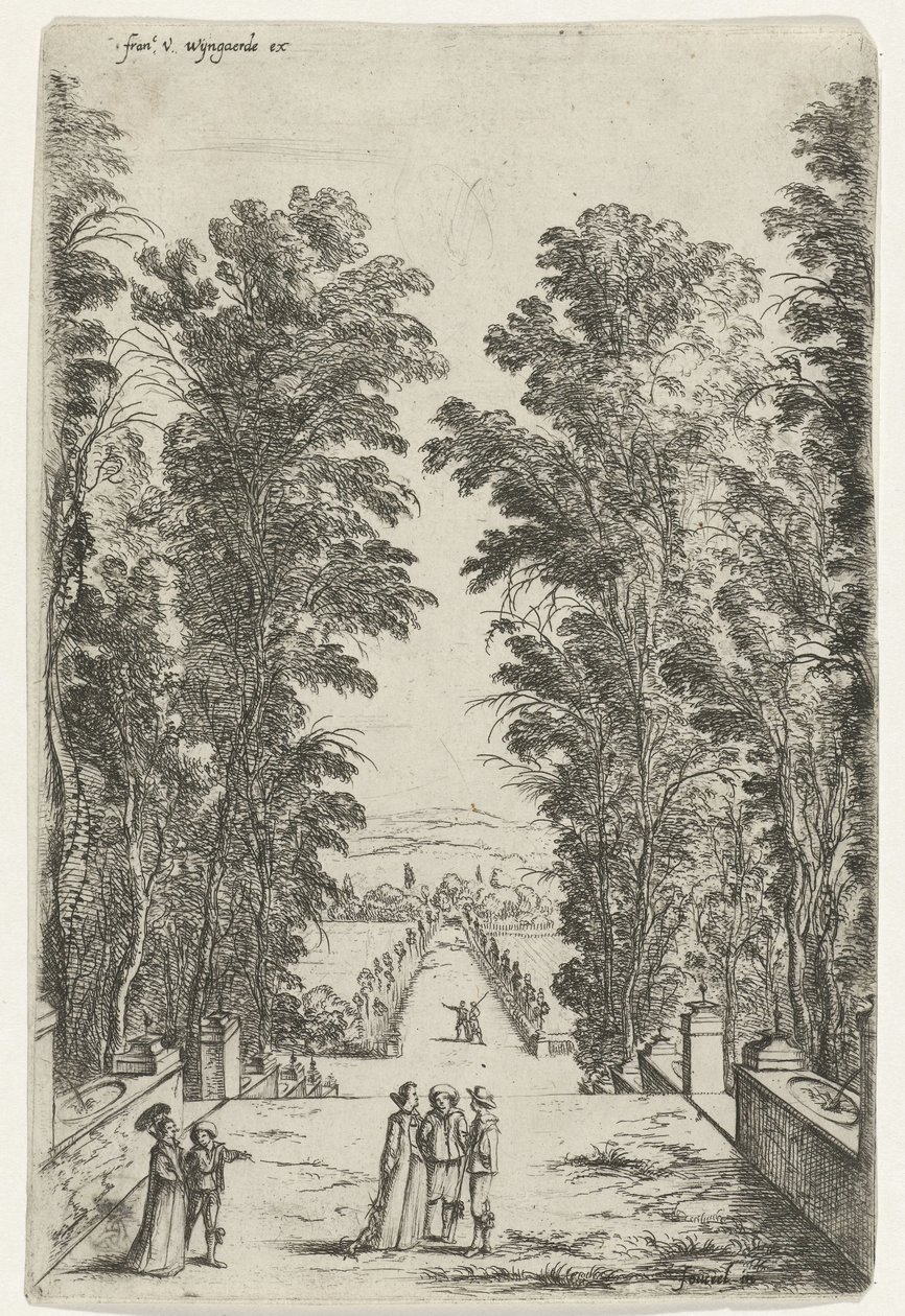 Terrasse i en park av Jan Fouceel