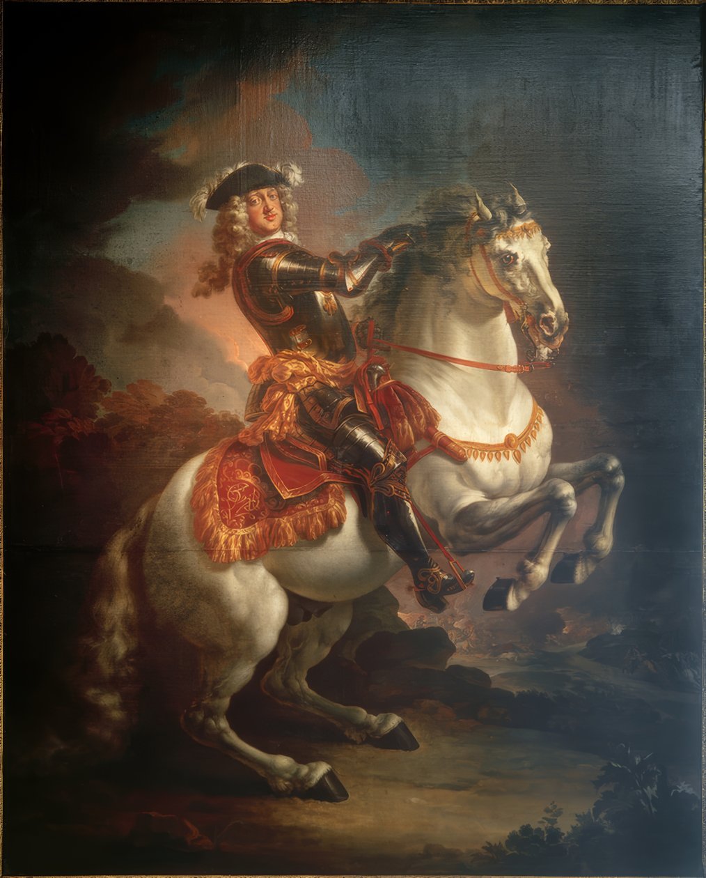 Rytterportrett av kurfyrsten Johann Wilhelm von Pfalz-Neuburg av Jan Frans Douven