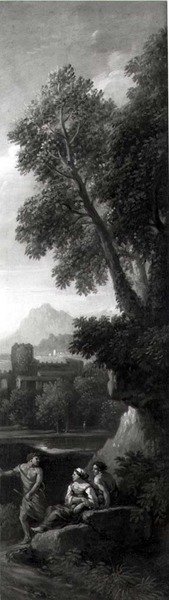 Figurer i et klassisk landskap av Jan Frans van Bloemen