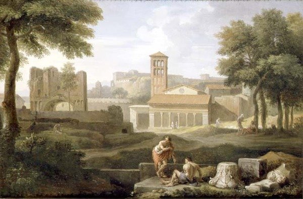 Utsikt over Tivoli av Jan Frans van Bloemen