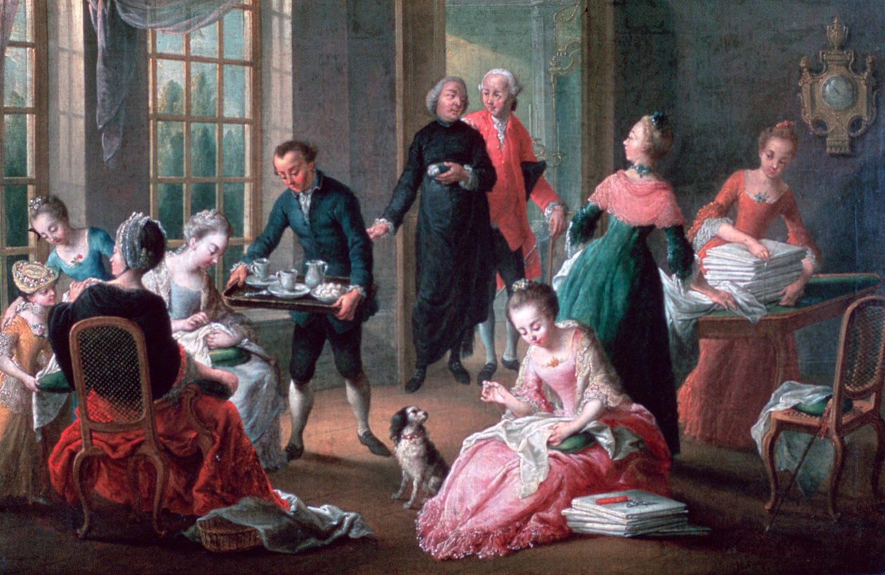 Ettermiddagste, 1778 av Jan Garemijn