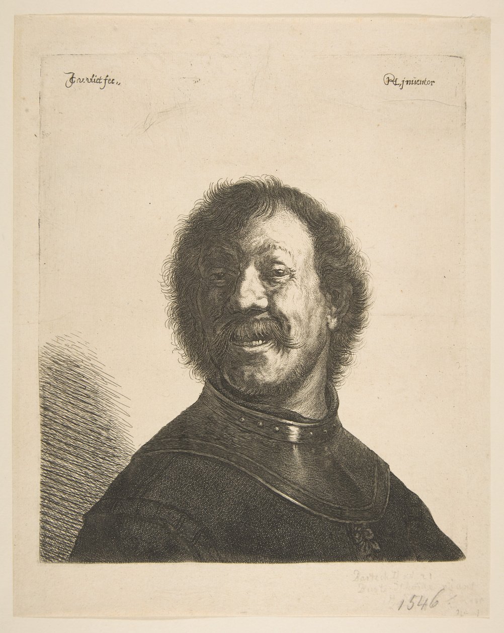 Leende mann i en kløft, 1620-40. av Jan Georg van Vliet