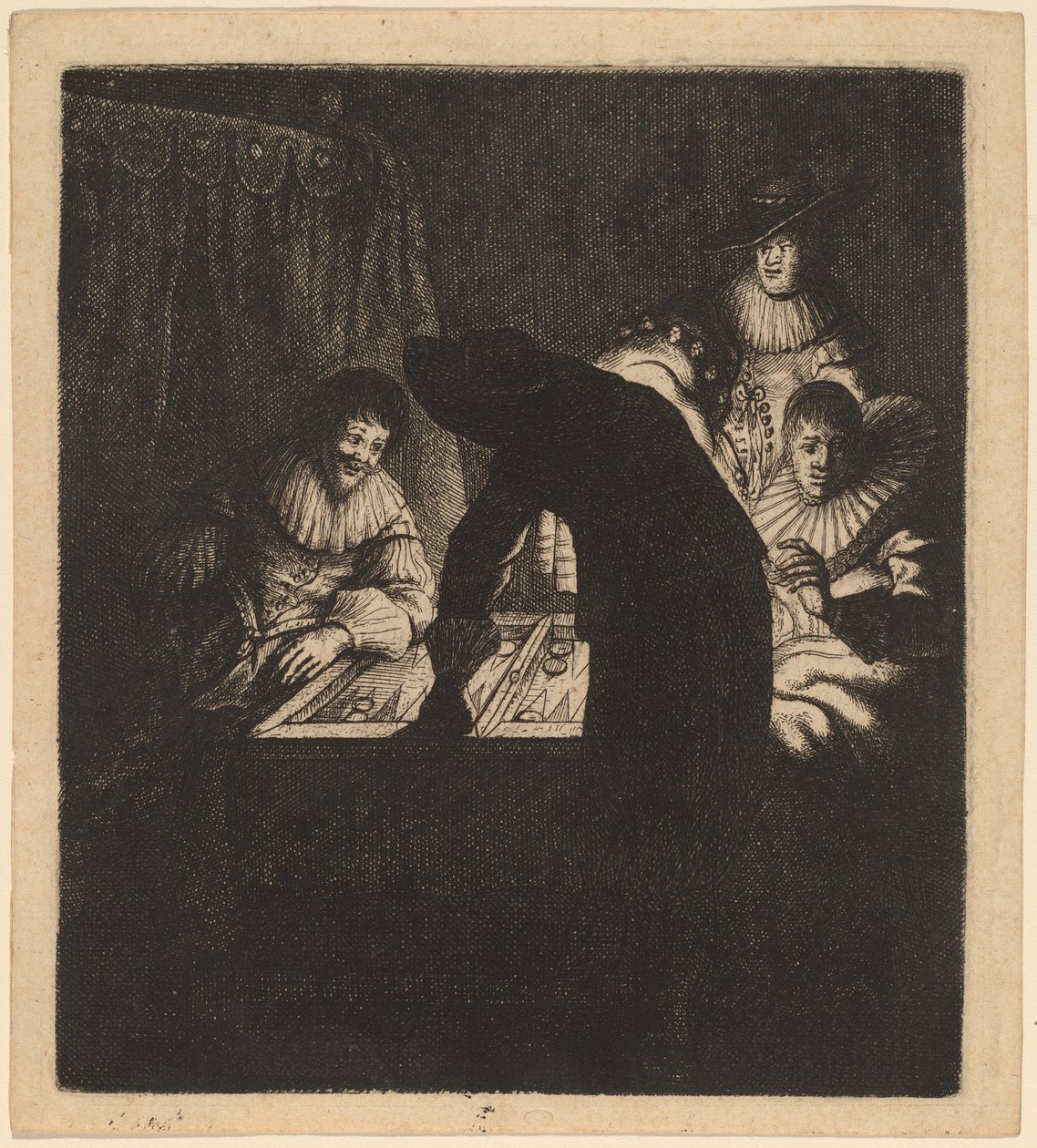 Backgammon-spillerne, ca. 1630. av Jan Georg van Vliet