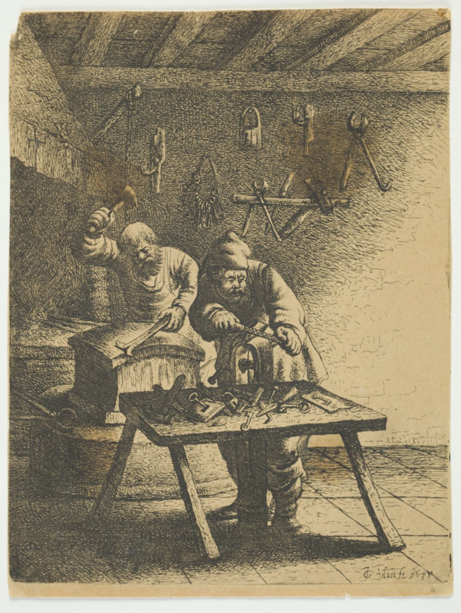 Låsesmeden, 1635 av Jan Georg van Vliet