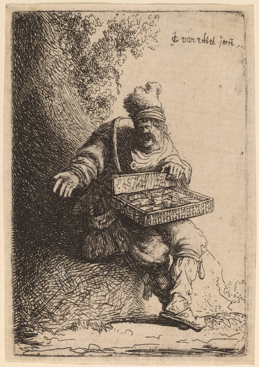 The Peddler, 1632. av Jan Georg van Vliet