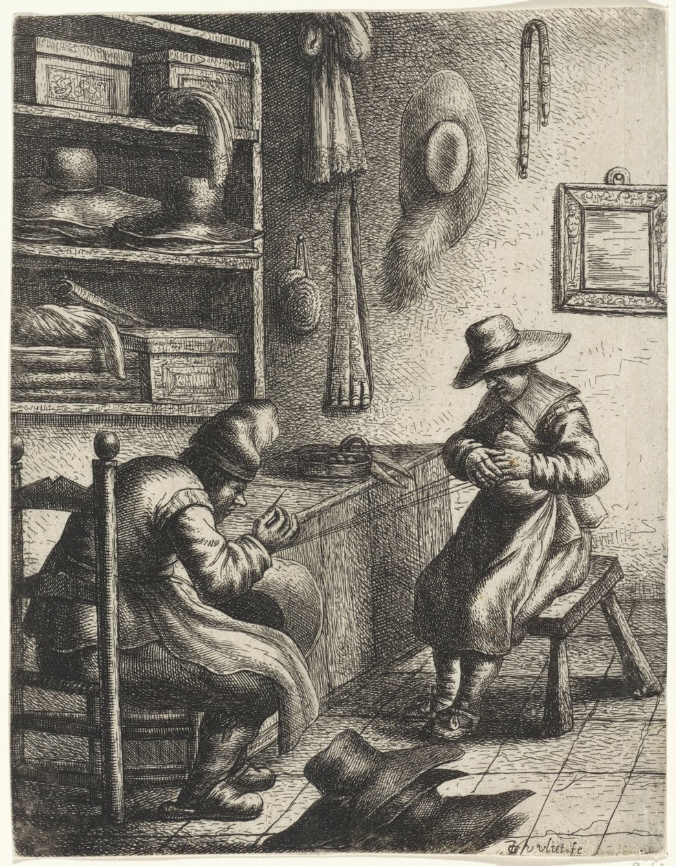 Hattemaker Yrker (serietittel) av Jan Gillisz. van Vliet