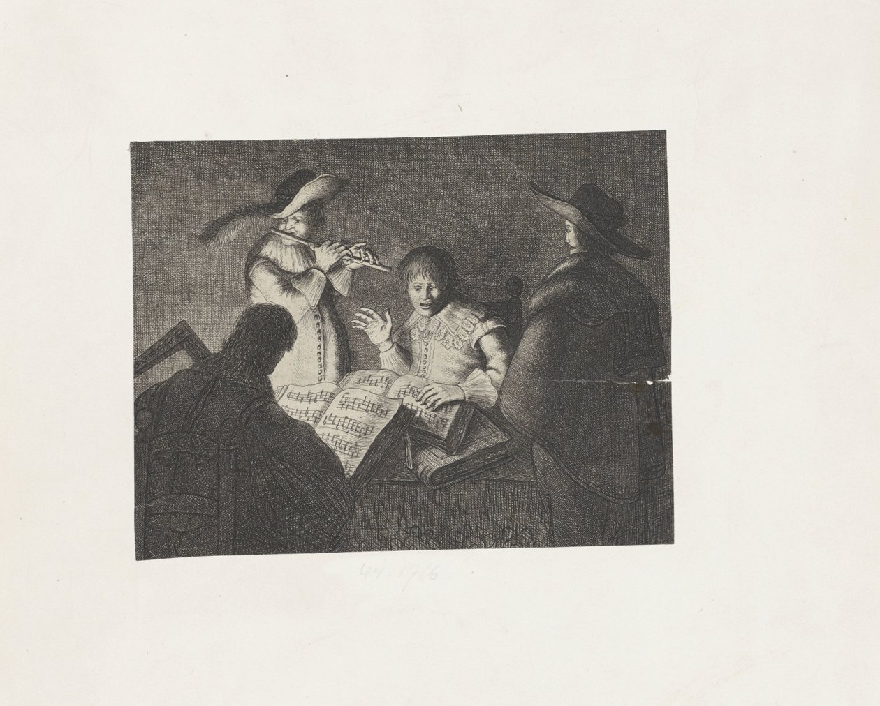 Musikkselskapet Hearing The five senses (serietittel) av Jan Gillisz. van Vliet