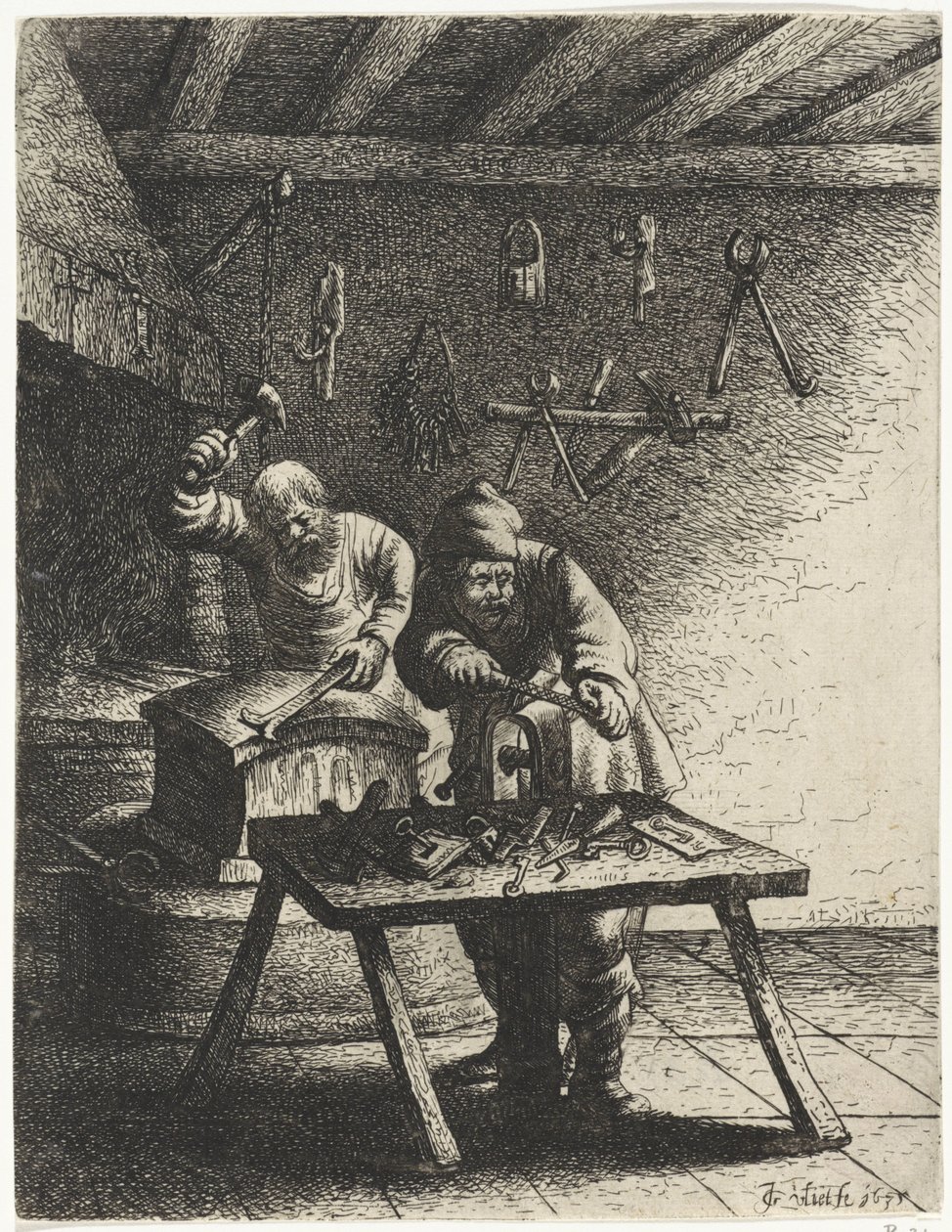 låsesmeder Yrker (serietittel) av Jan Gillisz. van Vliet