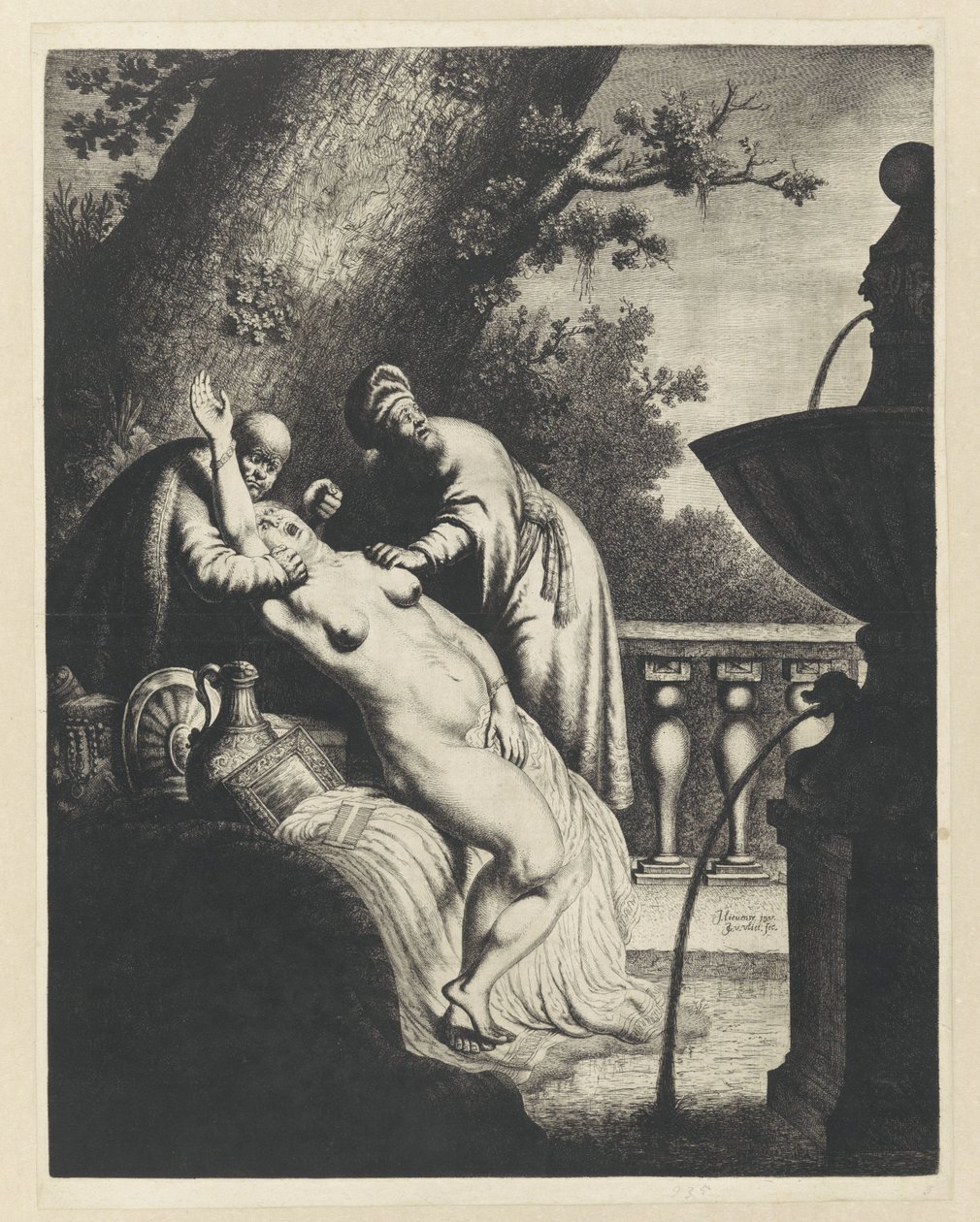 Susanna og de eldste av Jan Gillisz. van Vliet