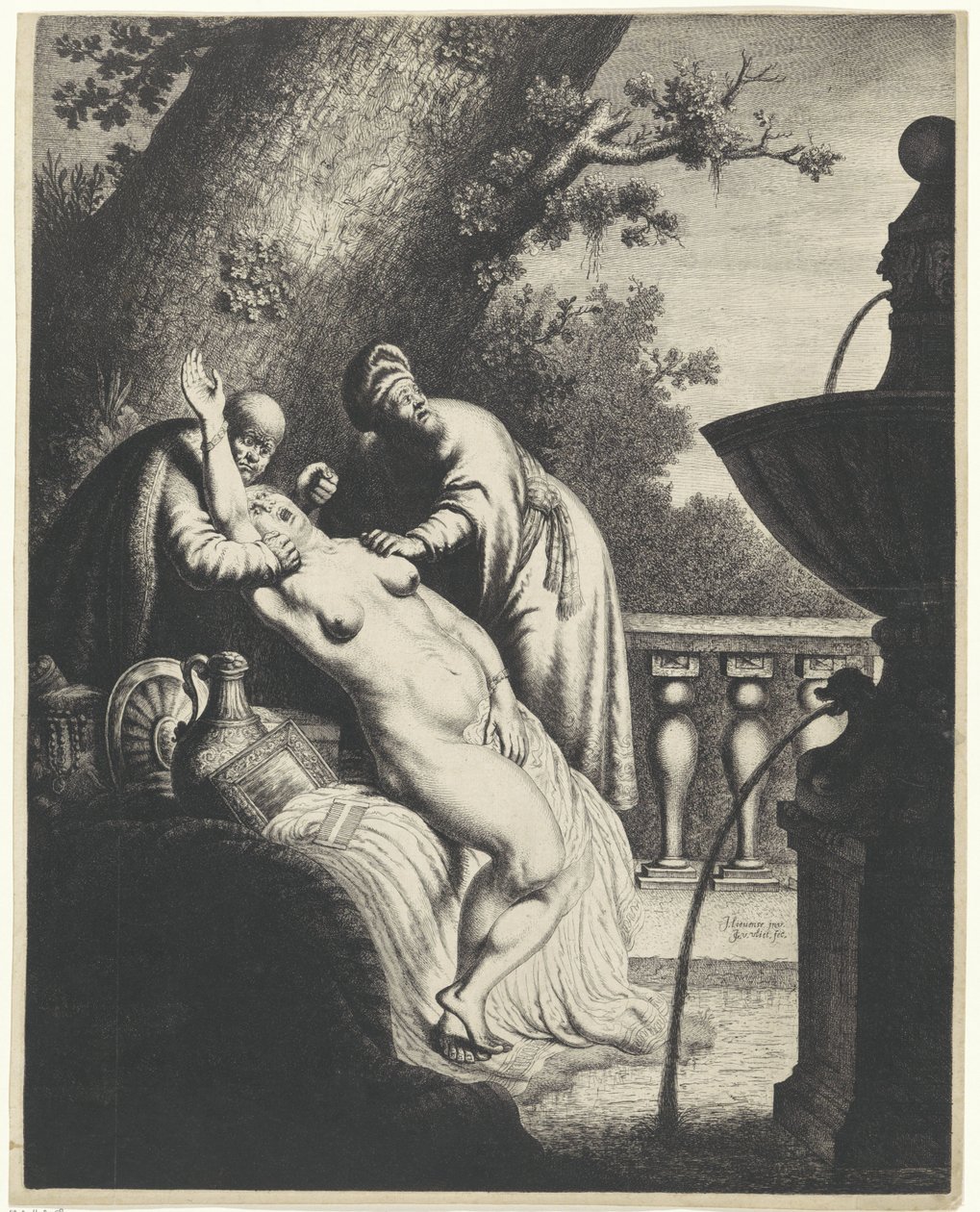 Susanna og de eldste av Jan Gillisz. van Vliet