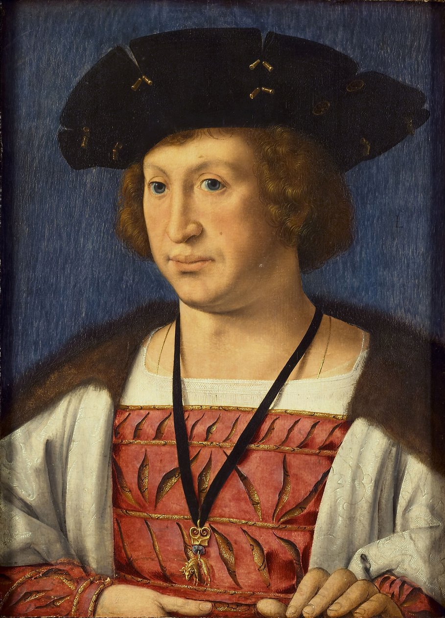 Floris van Egmond 1469-1539, greve av Buren, 1536 av Jan Gossaert