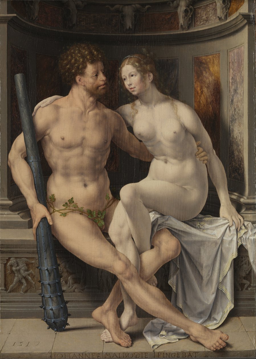 Hercules og Deianeira, 1517 (panel) av Jan Gossaert