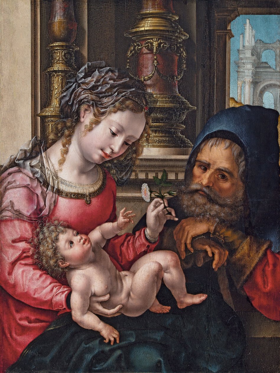 Den hellige familie av Jan Gossaert