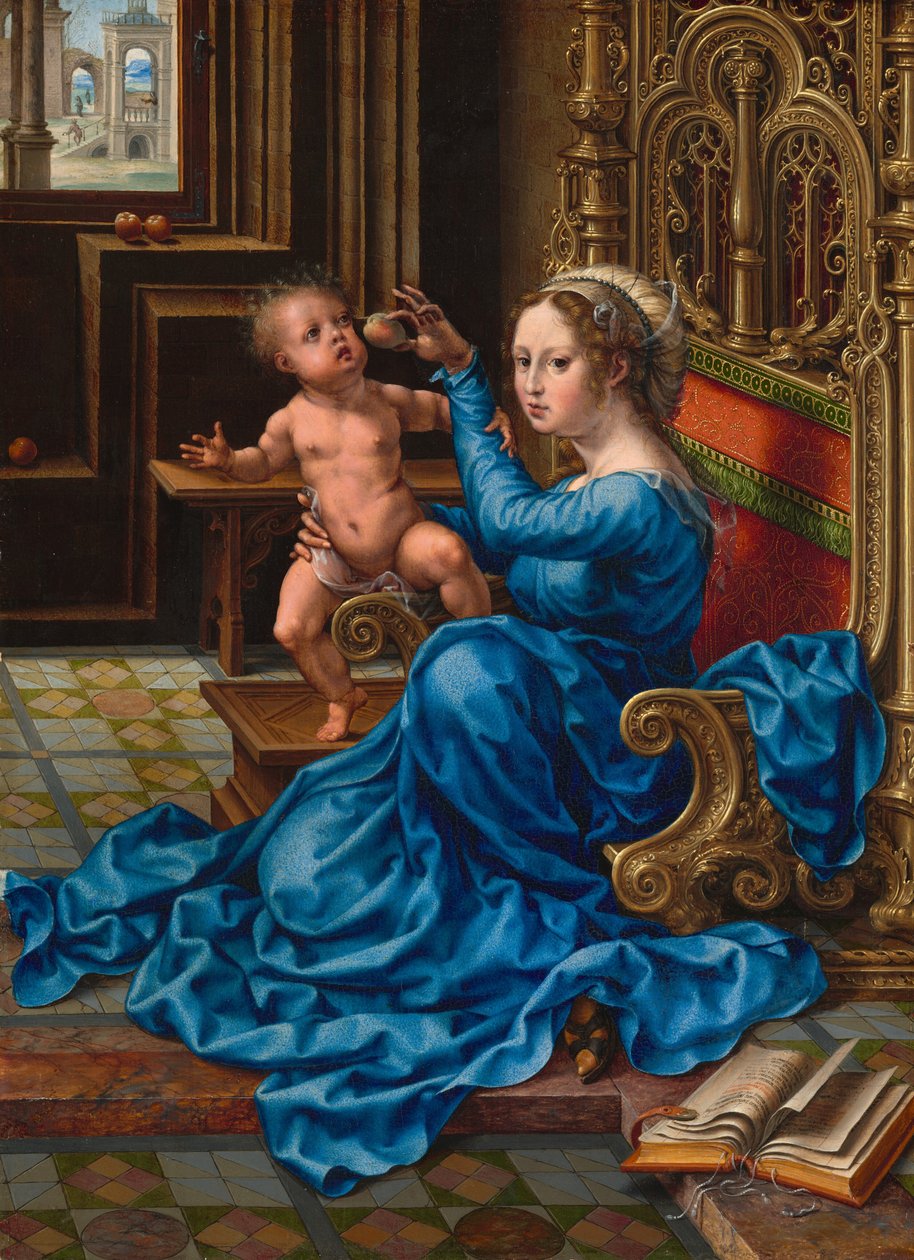 Madonna og barn av Jan Gossaert