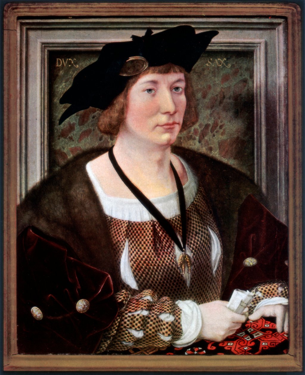 Portrett av Hendrik III, greve av Nassau-Breda, c1516-1517, 1927 av Jan Gossaert