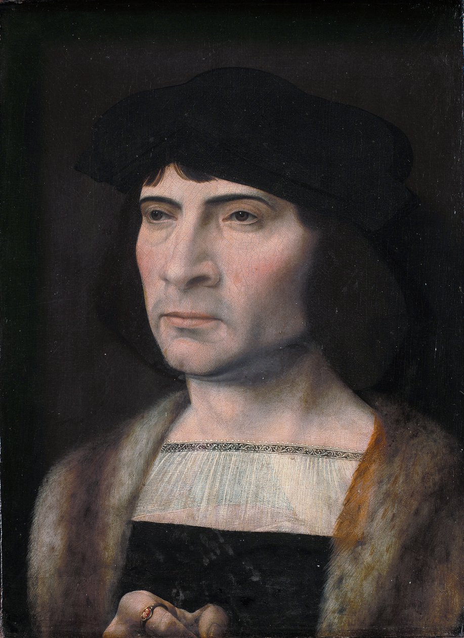 Portrett av en mann av Jan Gossaert