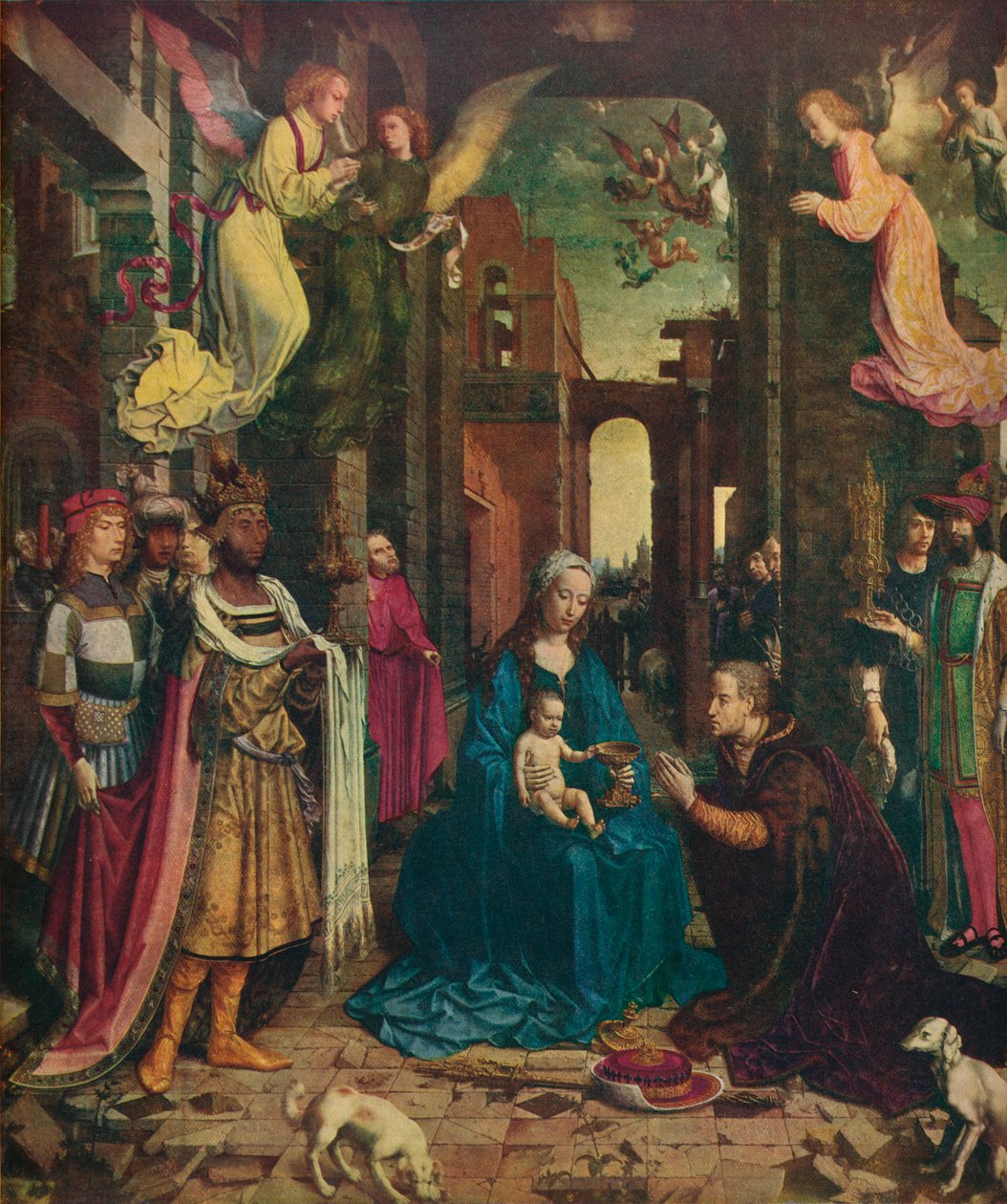 The Adoration of the Kings, c1510, 1912 av Jan Gossaert