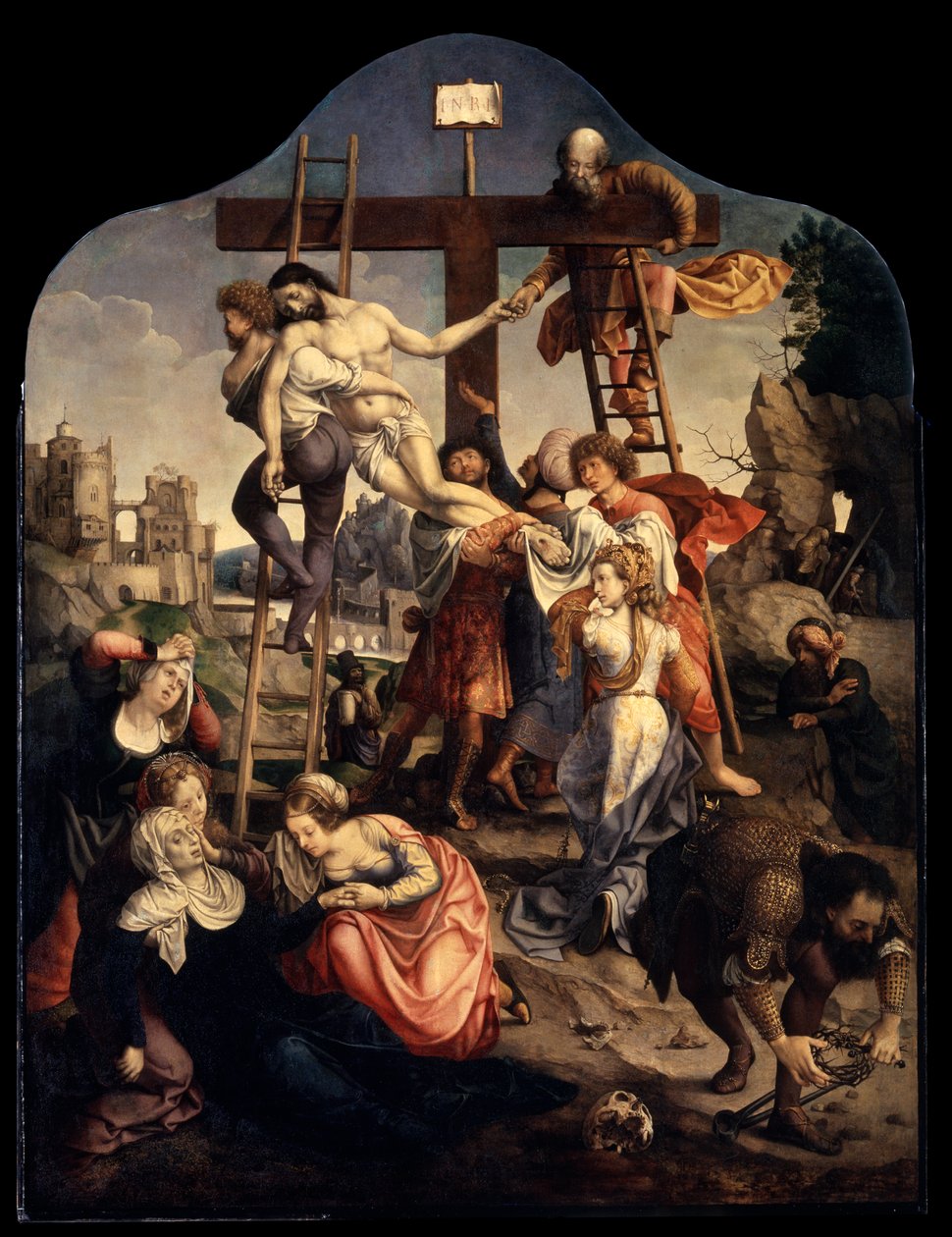 Nedstigningen fra korset, c1520. av Jan Gossaert