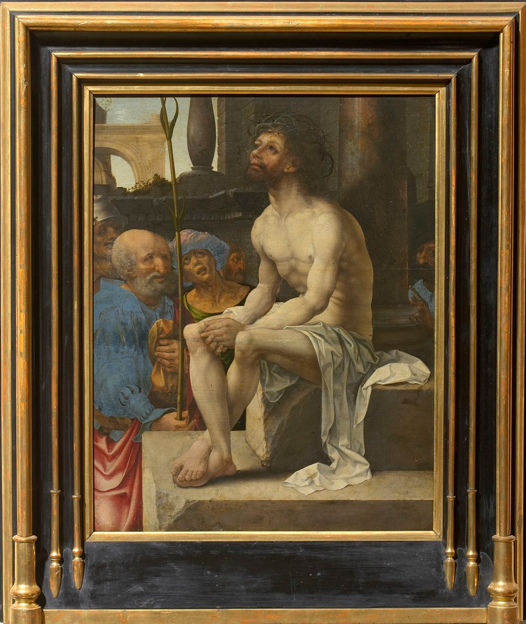 The mocking of Christ, 1527. av Jan Gossaert