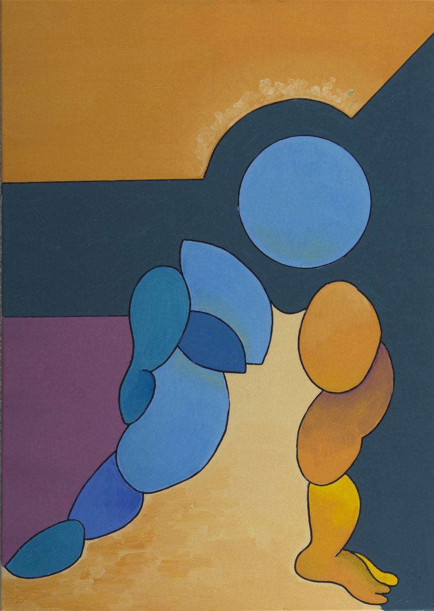 Adoration, 2008 (olje på lerret) av Jan Groneberg