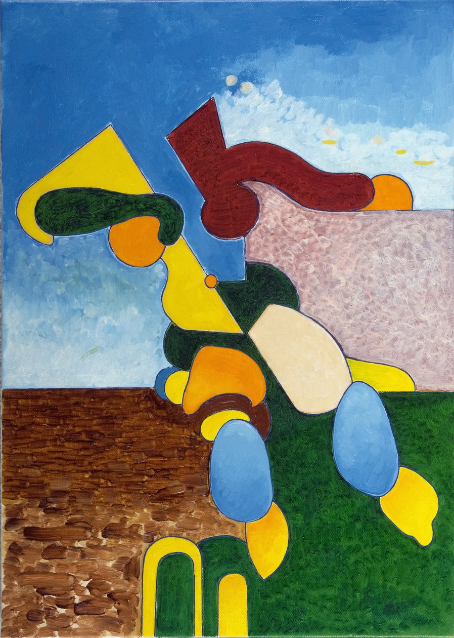 Body and Soul, nr 2, 2007 (olje på lerret) av Jan Groneberg