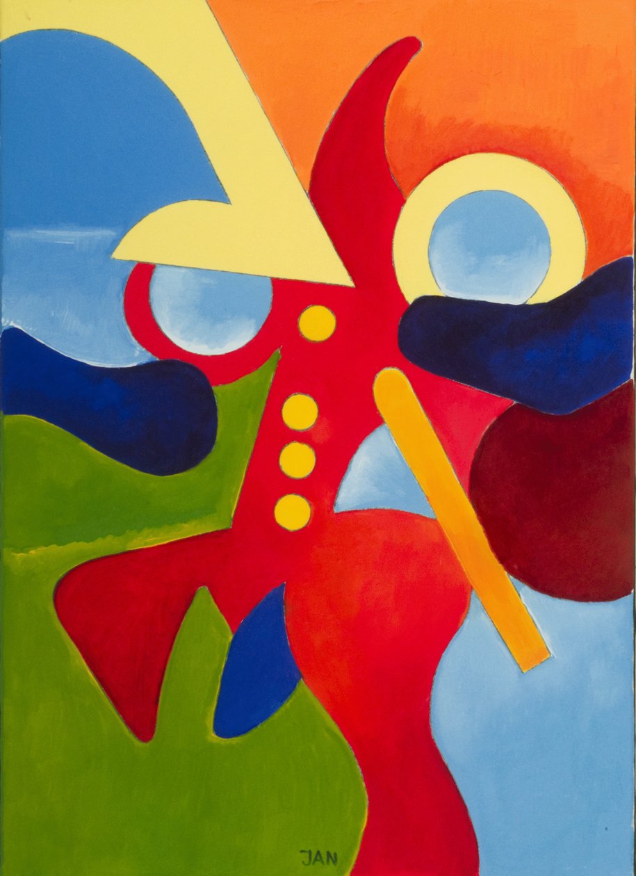 Circus, 2009 (olje på lerret) av Jan Groneberg