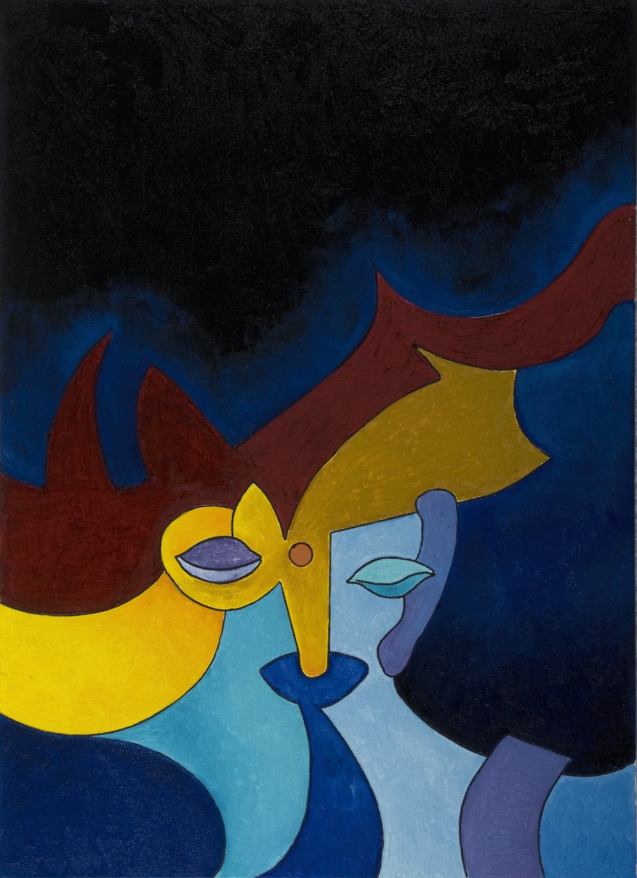 Deep Silence, 2008 (olje på lerret) av Jan Groneberg