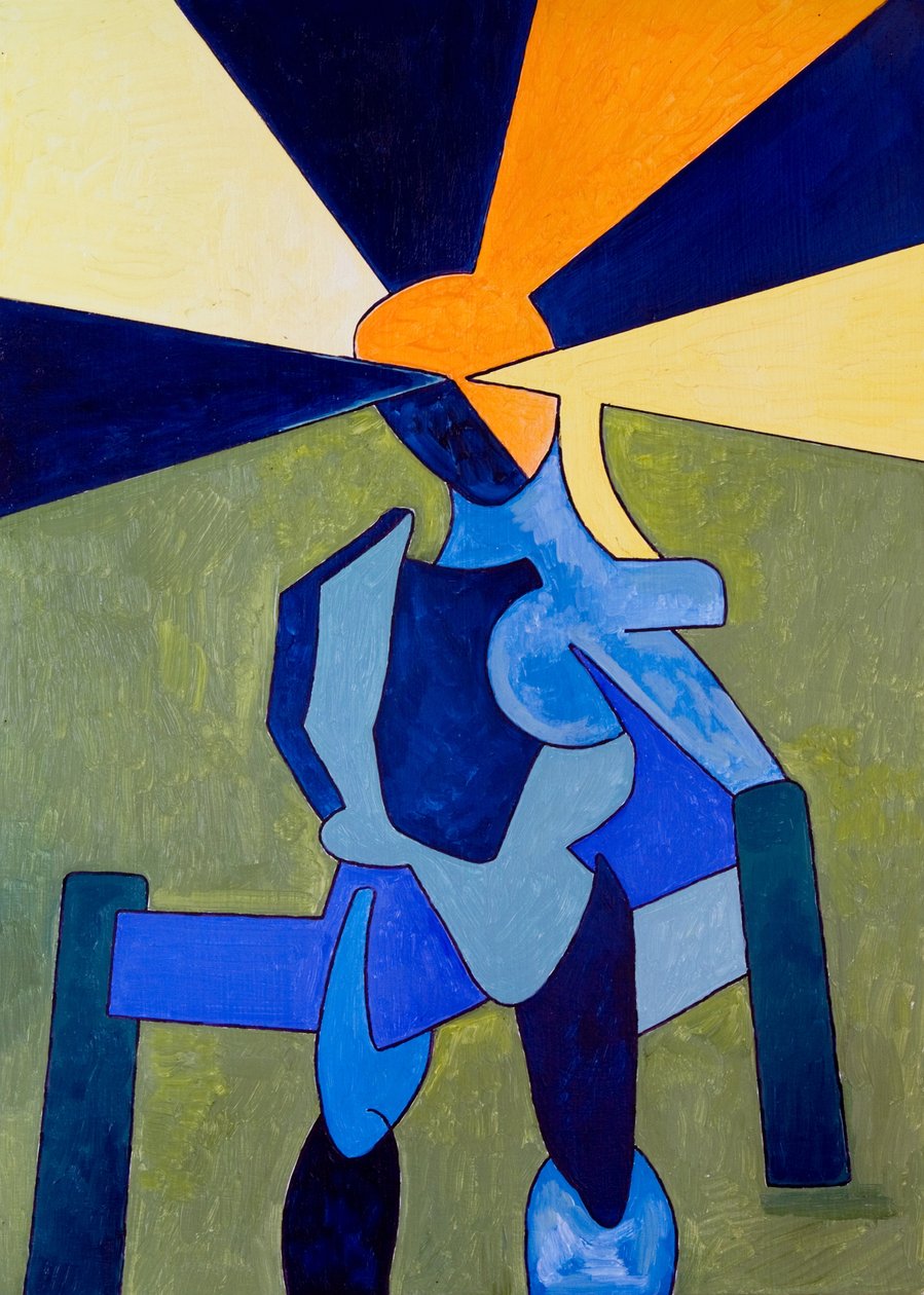 Defiance, 2007 (olje på tre) av Jan Groneberg