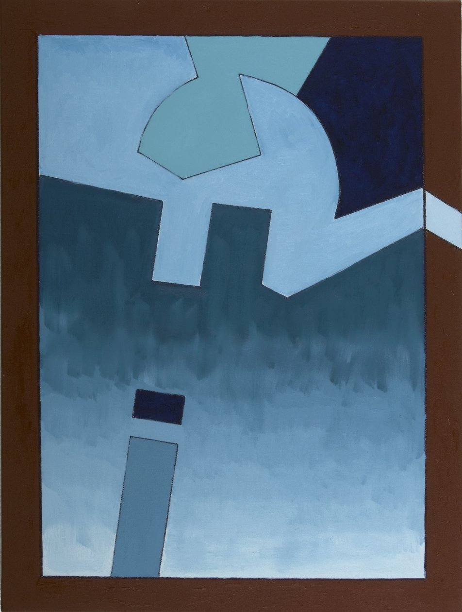 Fortress in the Morning Mist, 2008 (olje på lerret) av Jan Groneberg