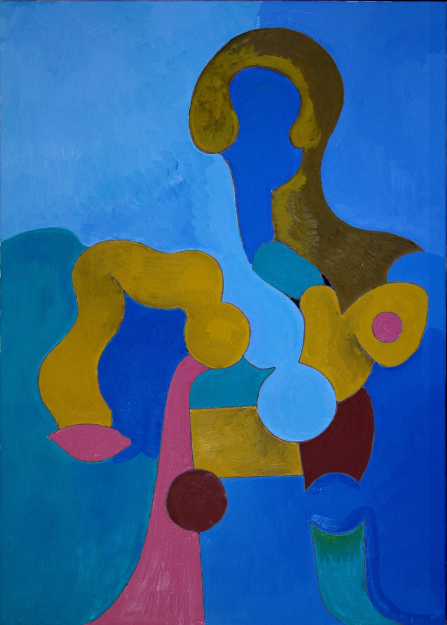 Small Sphinx, 2009 (olje på lerret) av Jan Groneberg