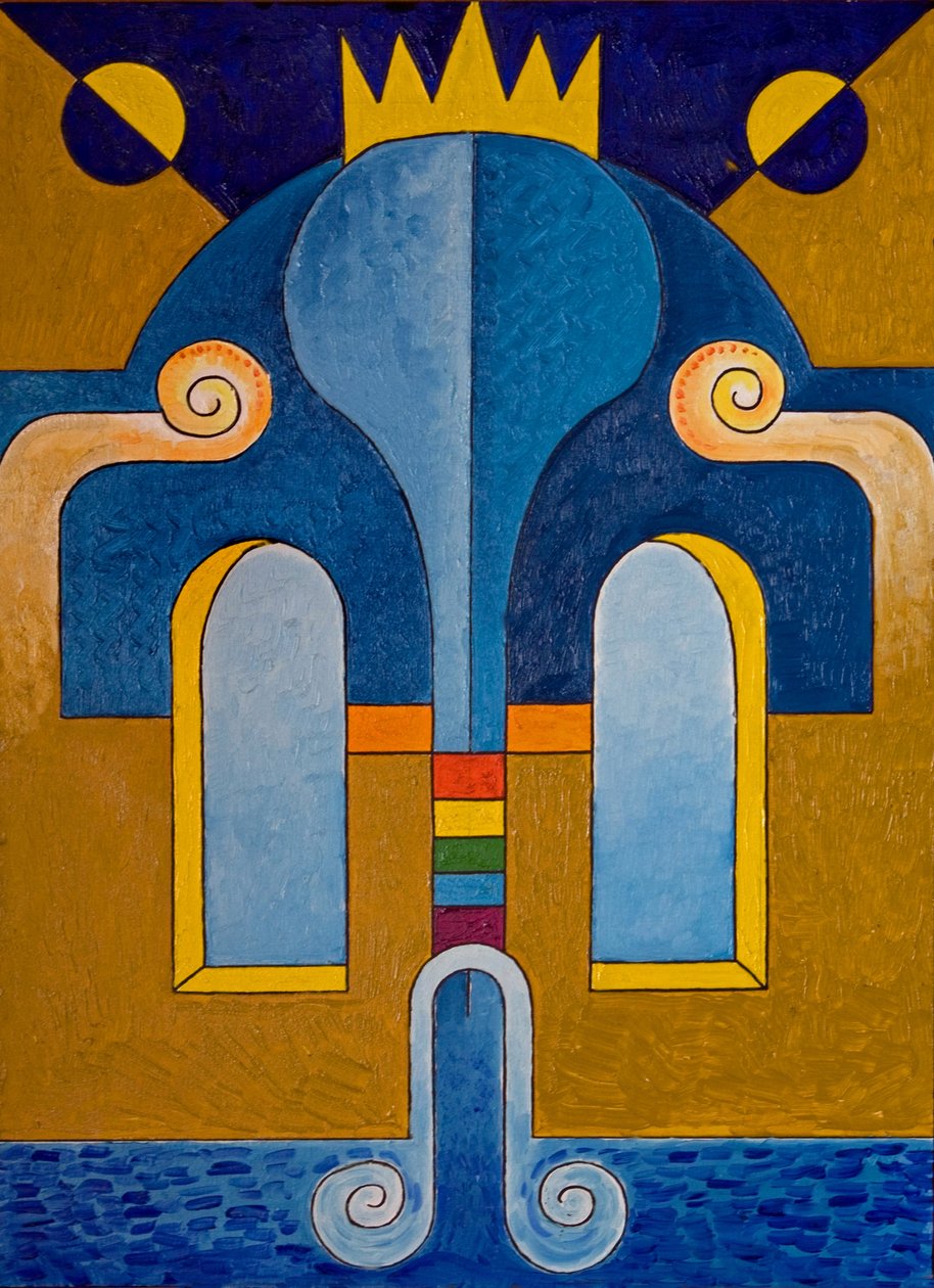 The Bride, 2006 (olje på tre) av Jan Groneberg