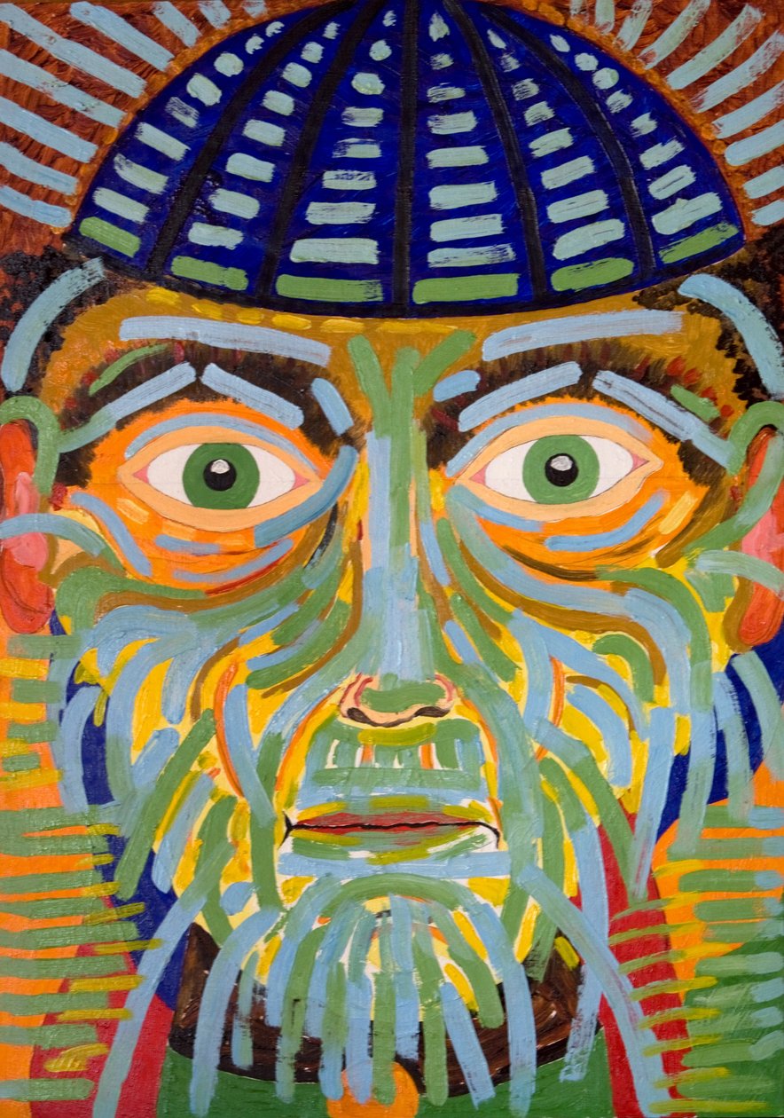 The Gaze of the Magus, 2005 (olje på tre) av Jan Groneberg