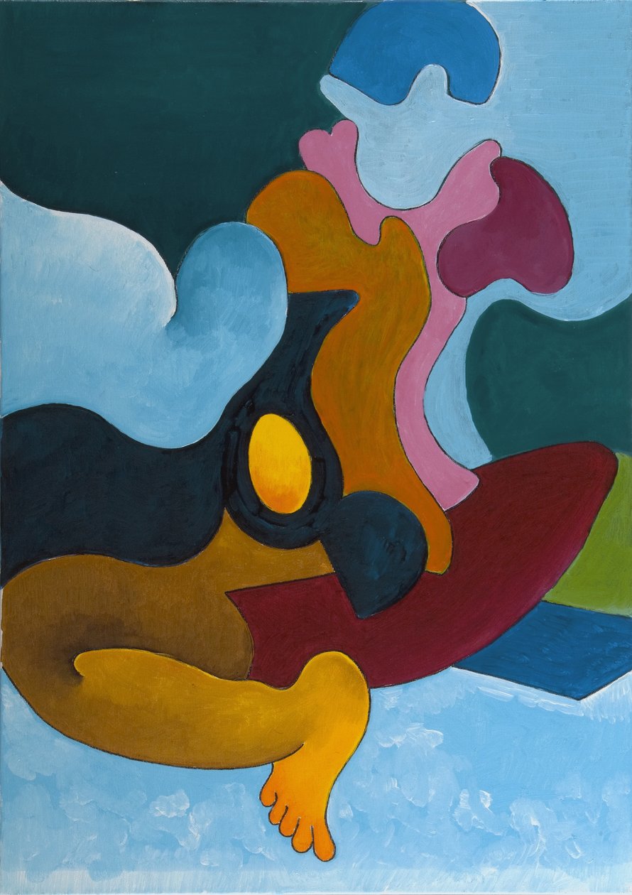 The Golden Egg, 2008 (olje på lerret) av Jan Groneberg