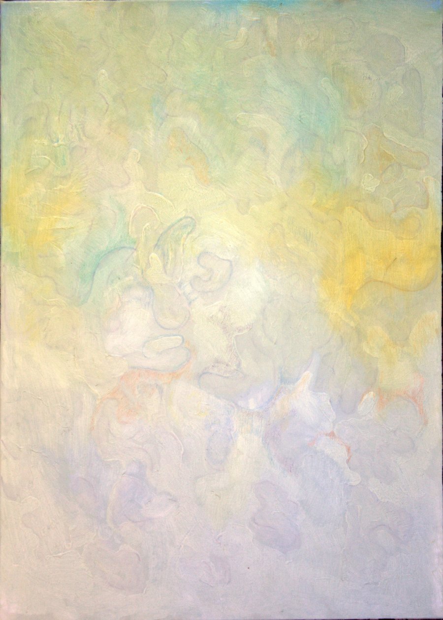 Very Thick Fog, 2009 (olje på lerret) av Jan Groneberg