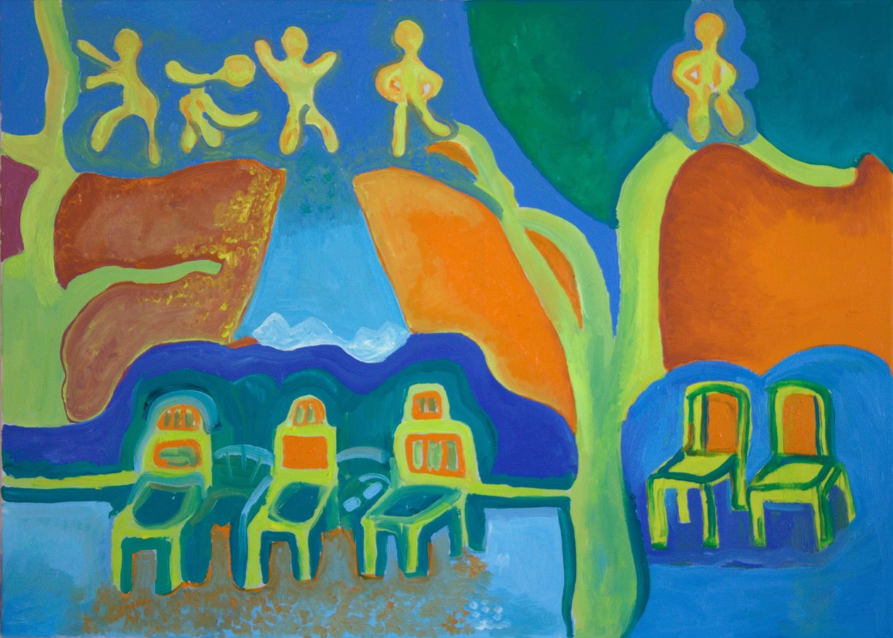 Vinteren har kommet, 2009 (olje på lerret) av Jan Groneberg