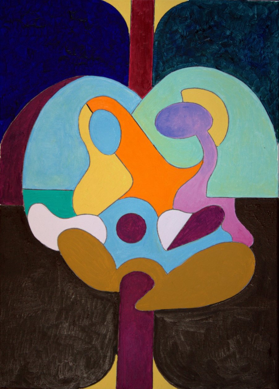 You and Me, 2009 (olje på lerret) av Jan Groneberg