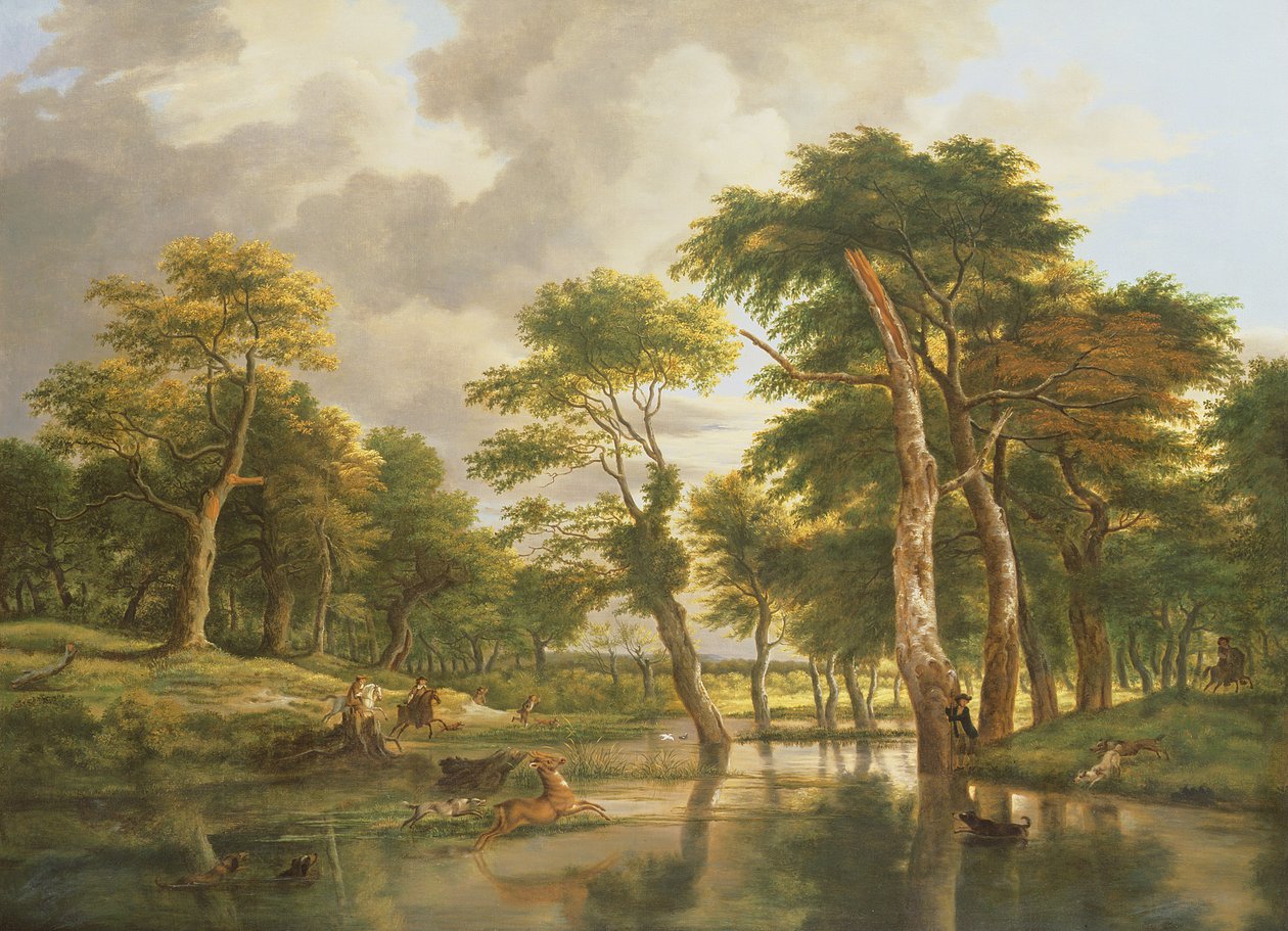 Hjortejakten av Jan Hackaert