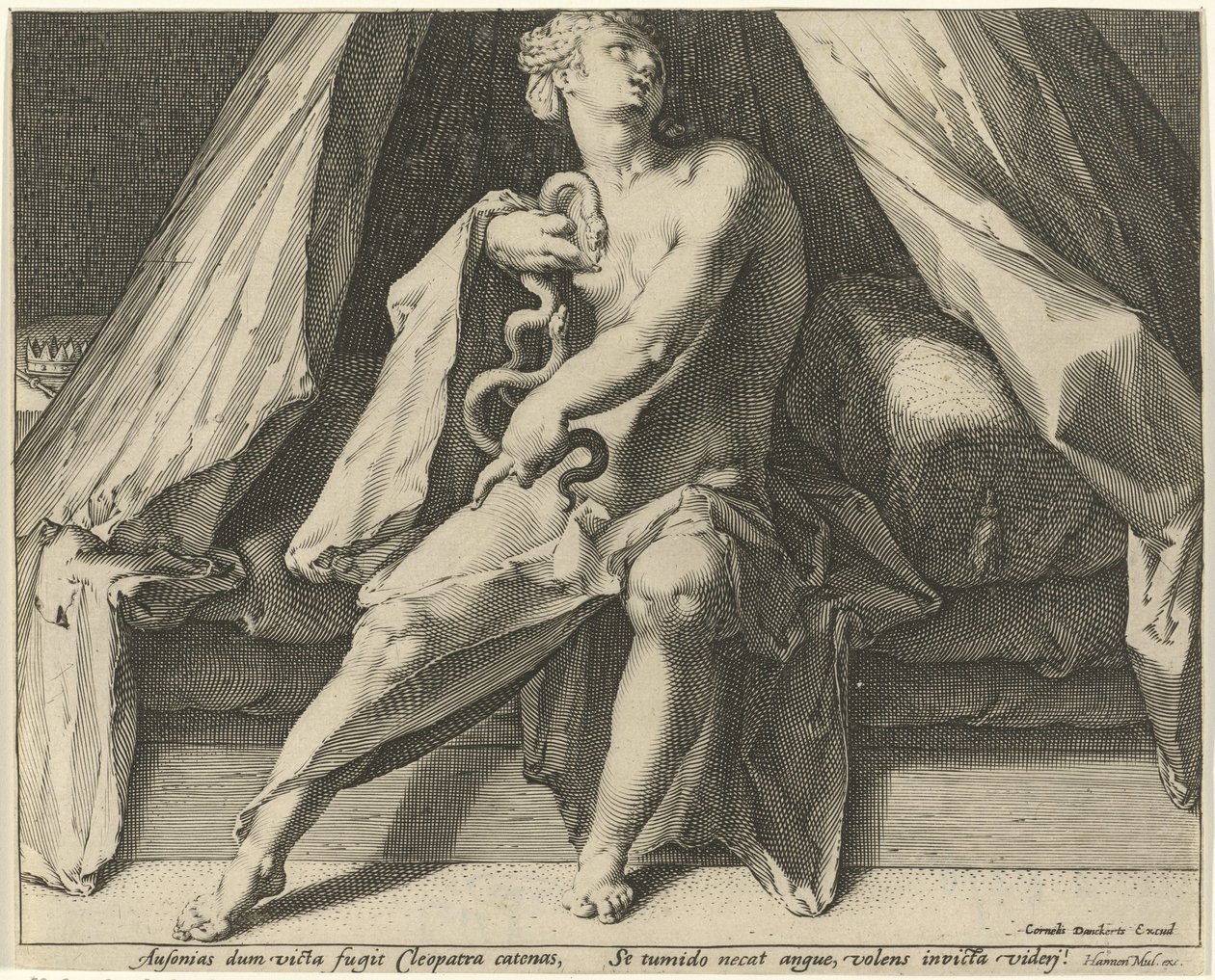 Kleopatras død av Jan Harmensz. Muller