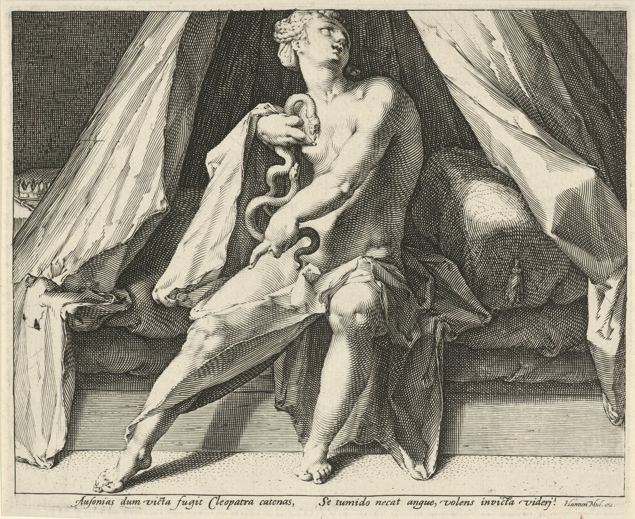 Kleopatras død av Jan Harmensz. Muller