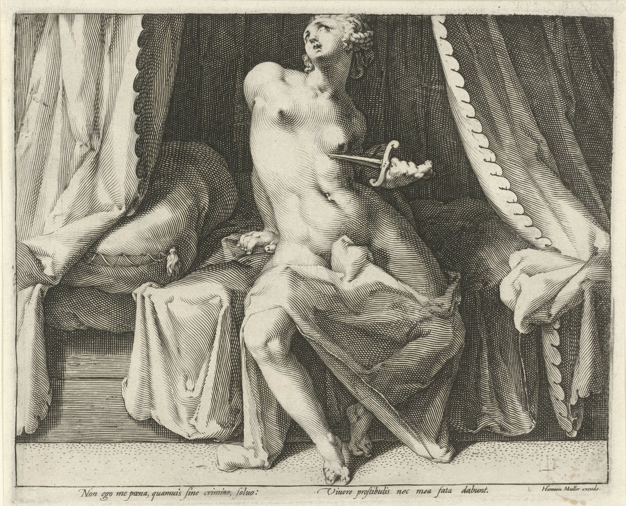 Lucretias død av Jan Harmensz. Muller