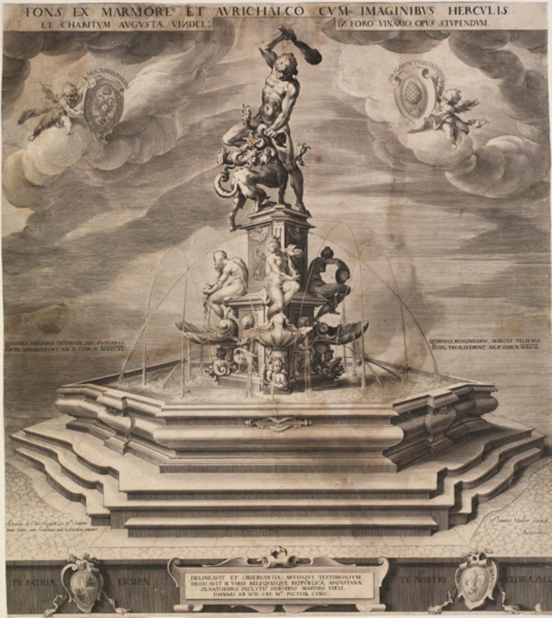 Herkulesfontenen i Augsburg av Jan Harmensz. Muller
