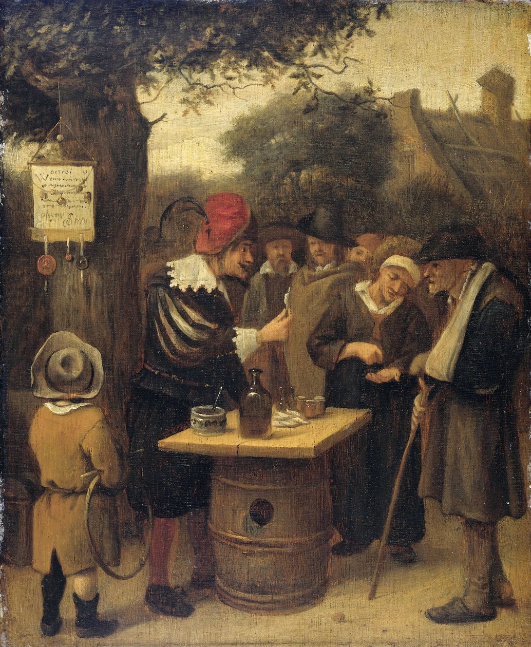 Kvakksalveren av Jan Havicksz. Steen (attributed to)