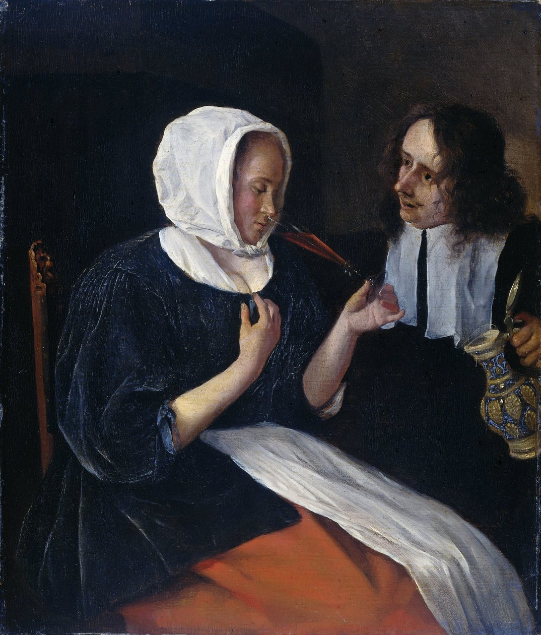 Et par som drikker av Jan Havicksz. Steen