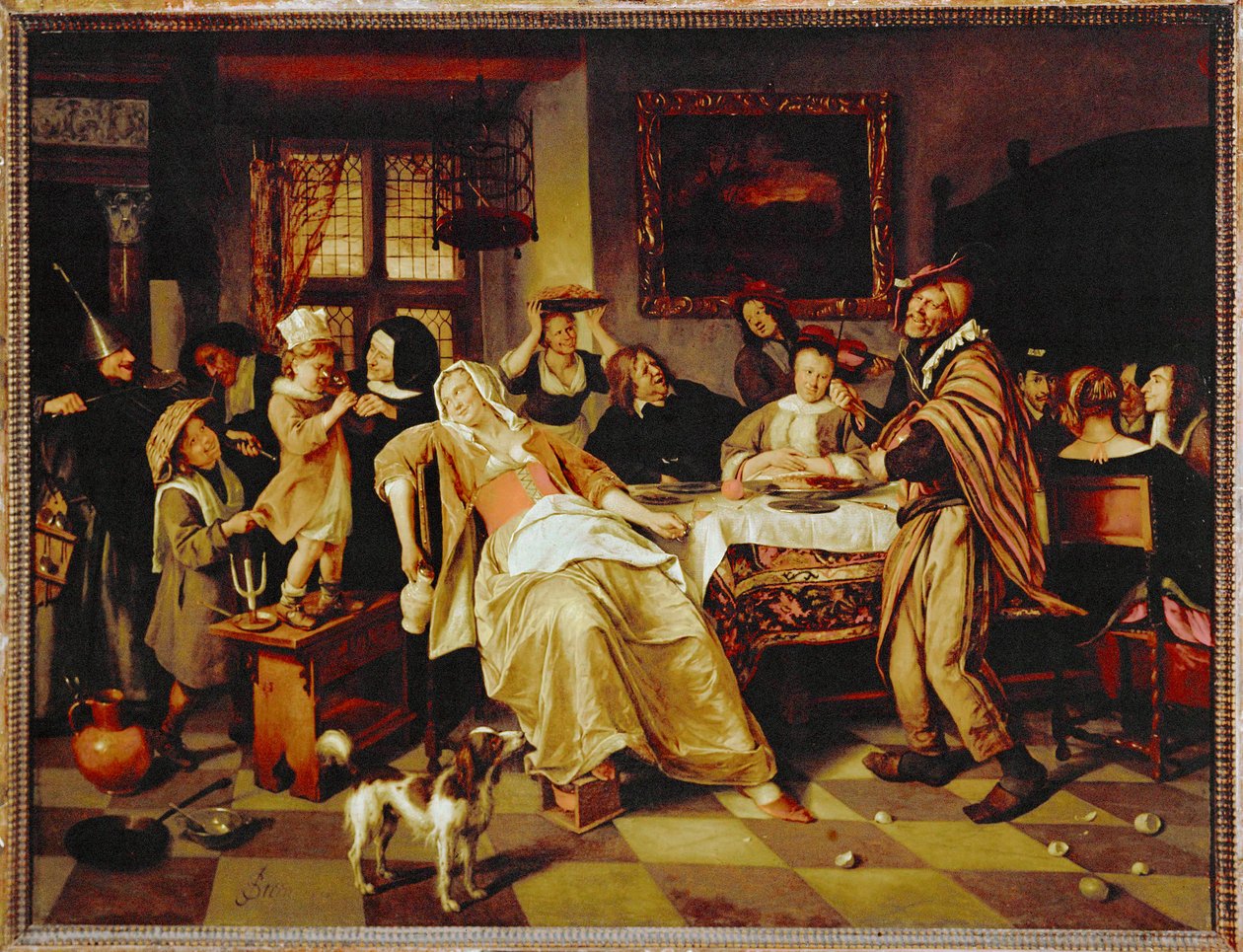 Helligtrekongersaften-kake av Jan Havicksz. Steen