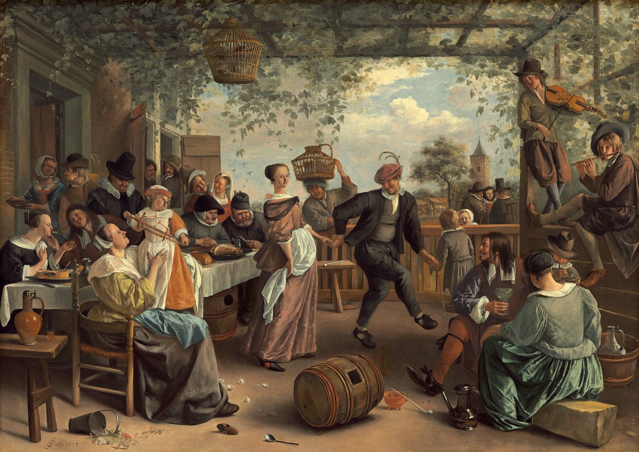 Det dansende paret av Jan Havicksz. Steen