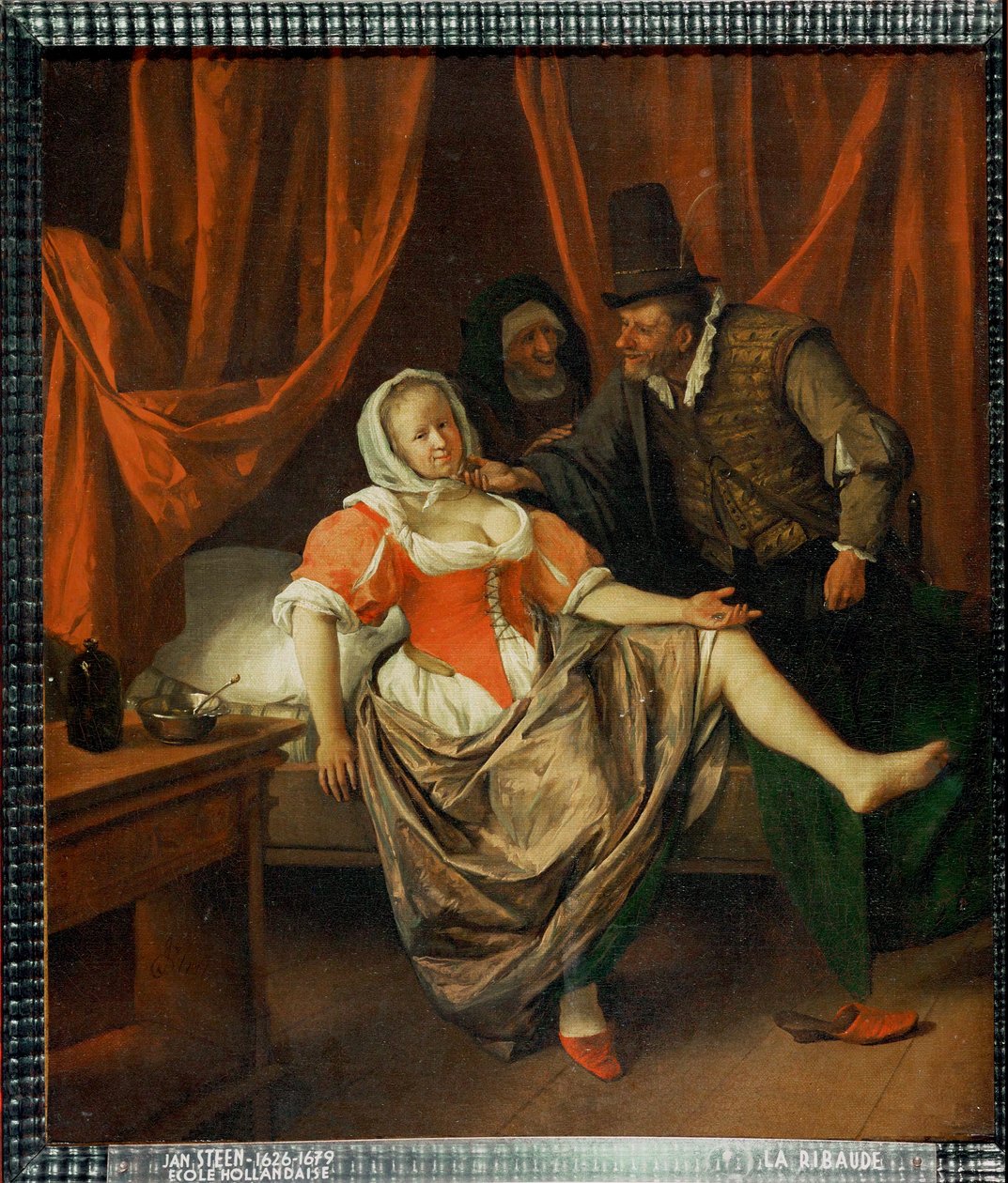 Den røyskatte jenta (olje på lerret) av Jan Havicksz. Steen
