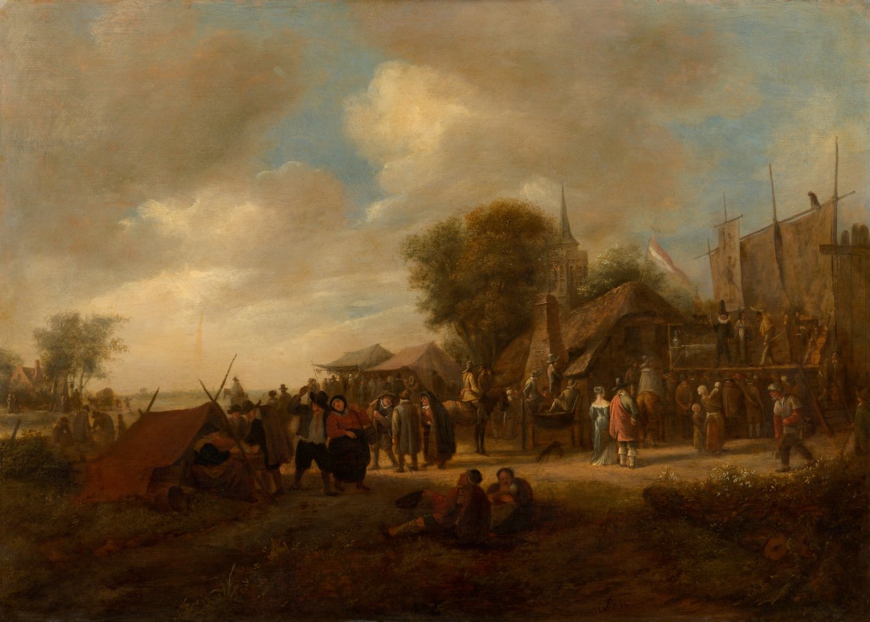 Landsbymesse, ca. 1650-1 av Jan Havicksz. Steen