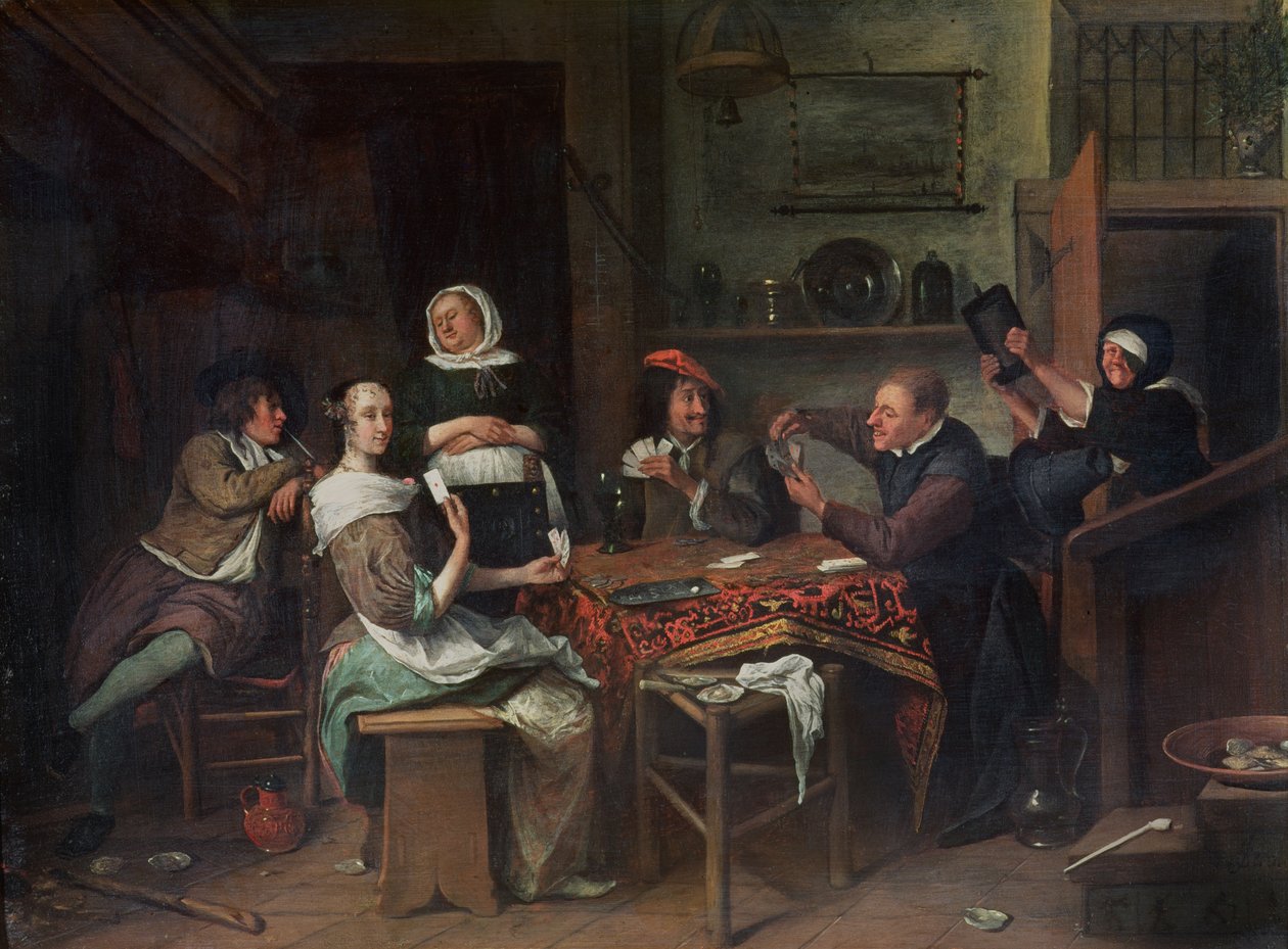 Kortspillerne av Jan Havickszoon Steen